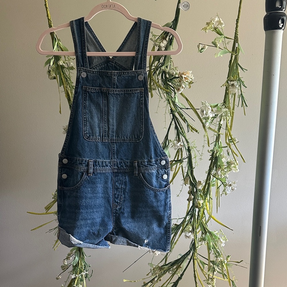 Old Navy Blue Denim Overalls